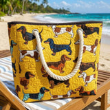 Handmade Beach Bag | Dachshund