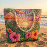 Handmade Beach Bag | Tropical Dawn