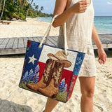 Handmade Beach Bag | Texas Pride
