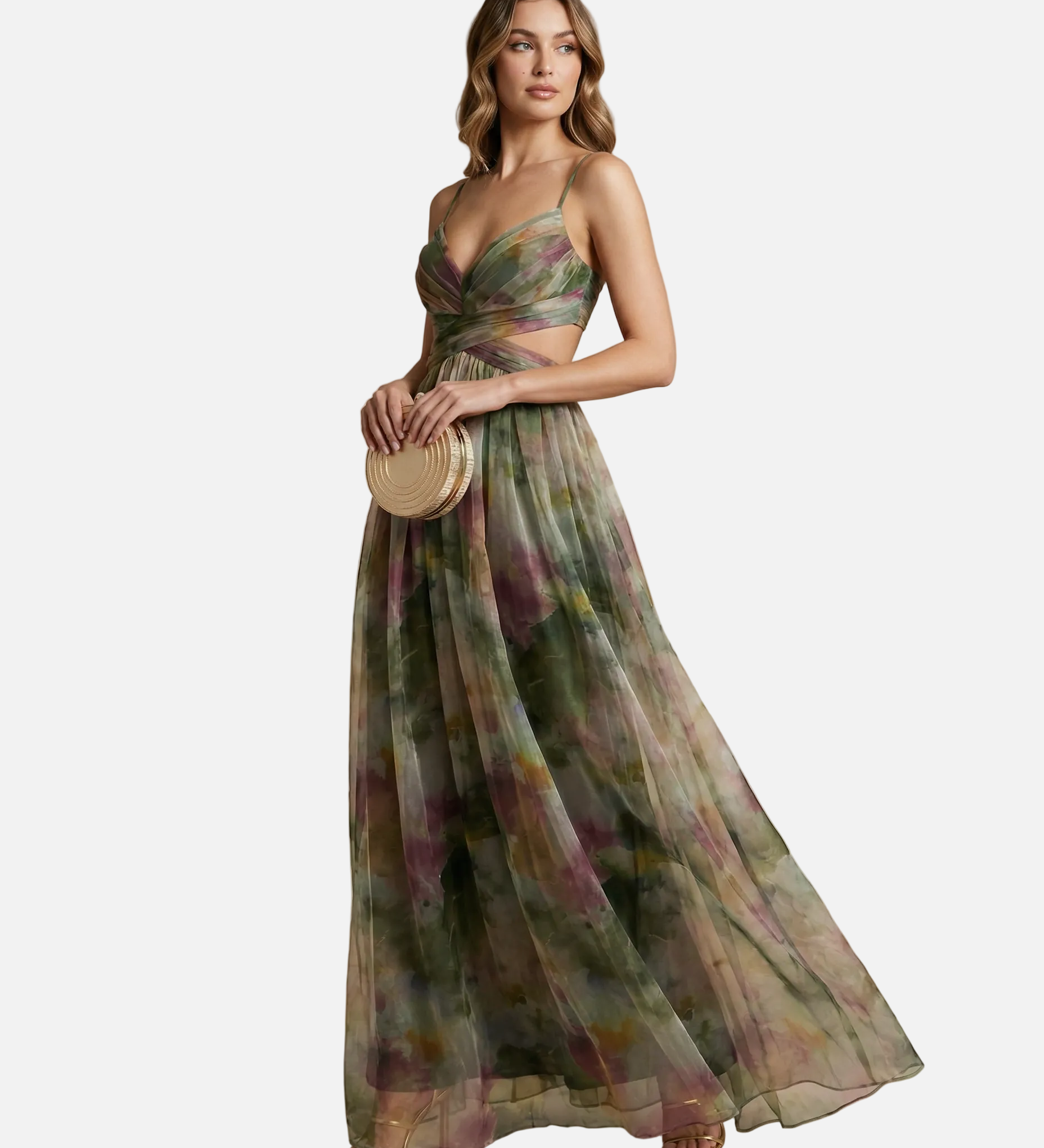 Vestit Maxi Floral de Nit per a Dones