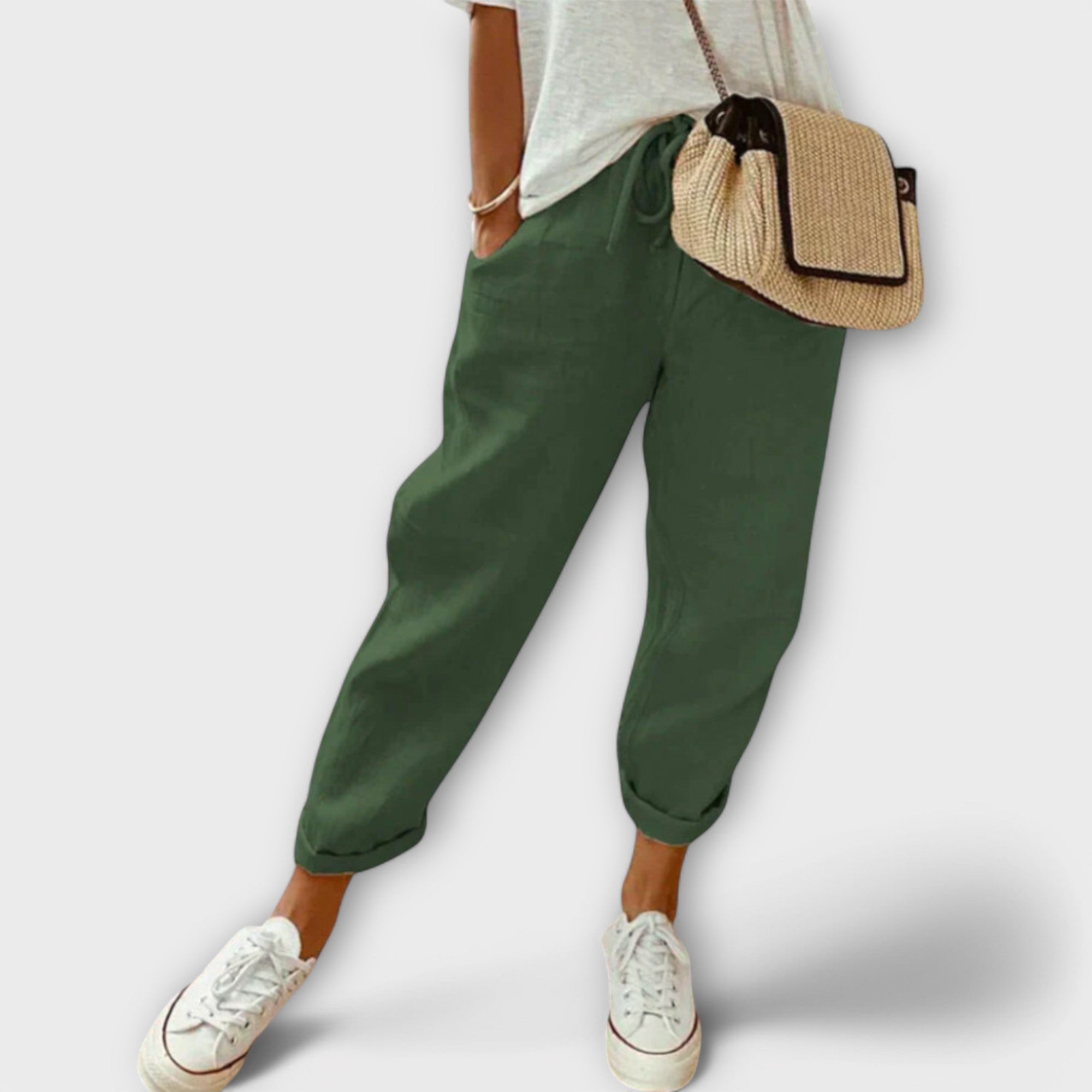 Bibi - Pantalons de lli elegants i fluids