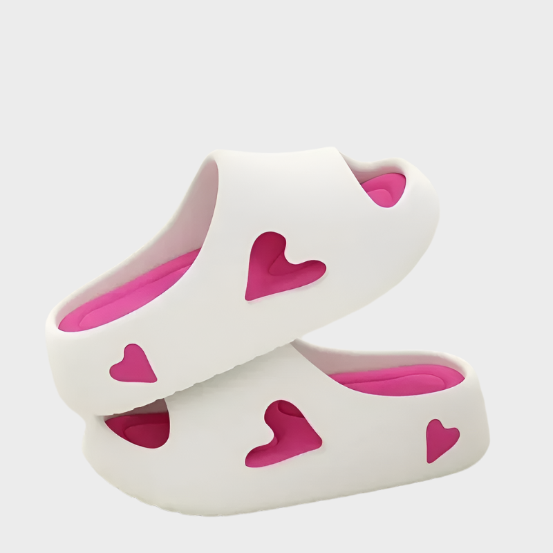 Chancles en Forma de Corazón