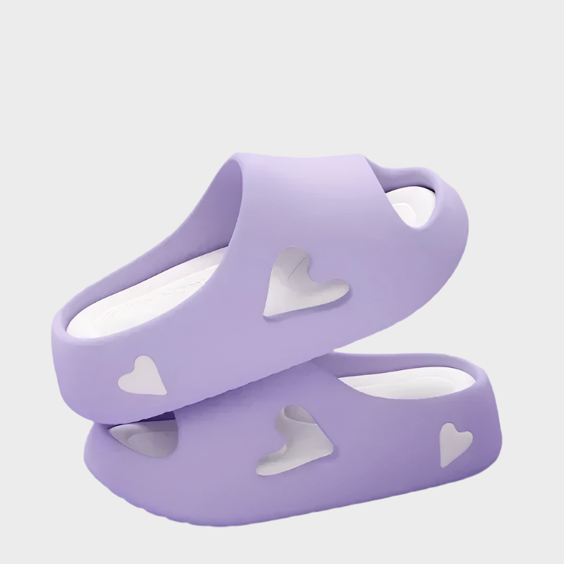 Chancles en Forma de Corazón