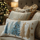 Padded Cushion Cover - Festive Forest