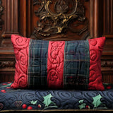 Padded Cushion Cover - Festive Heart