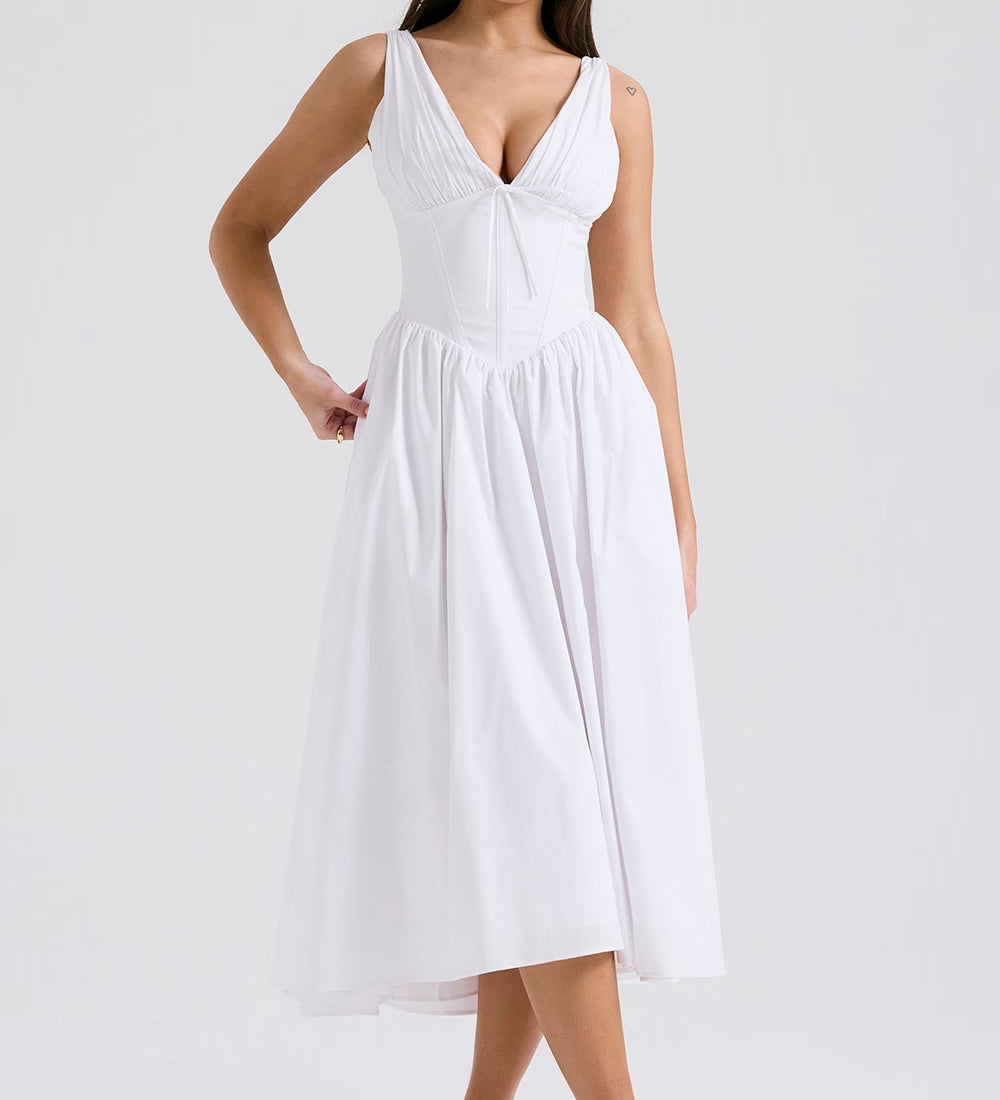 Kateřina – Vestit Midi Romàntic Exclusiu