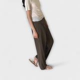 Julia - Pantalons a Ratlles Plegables