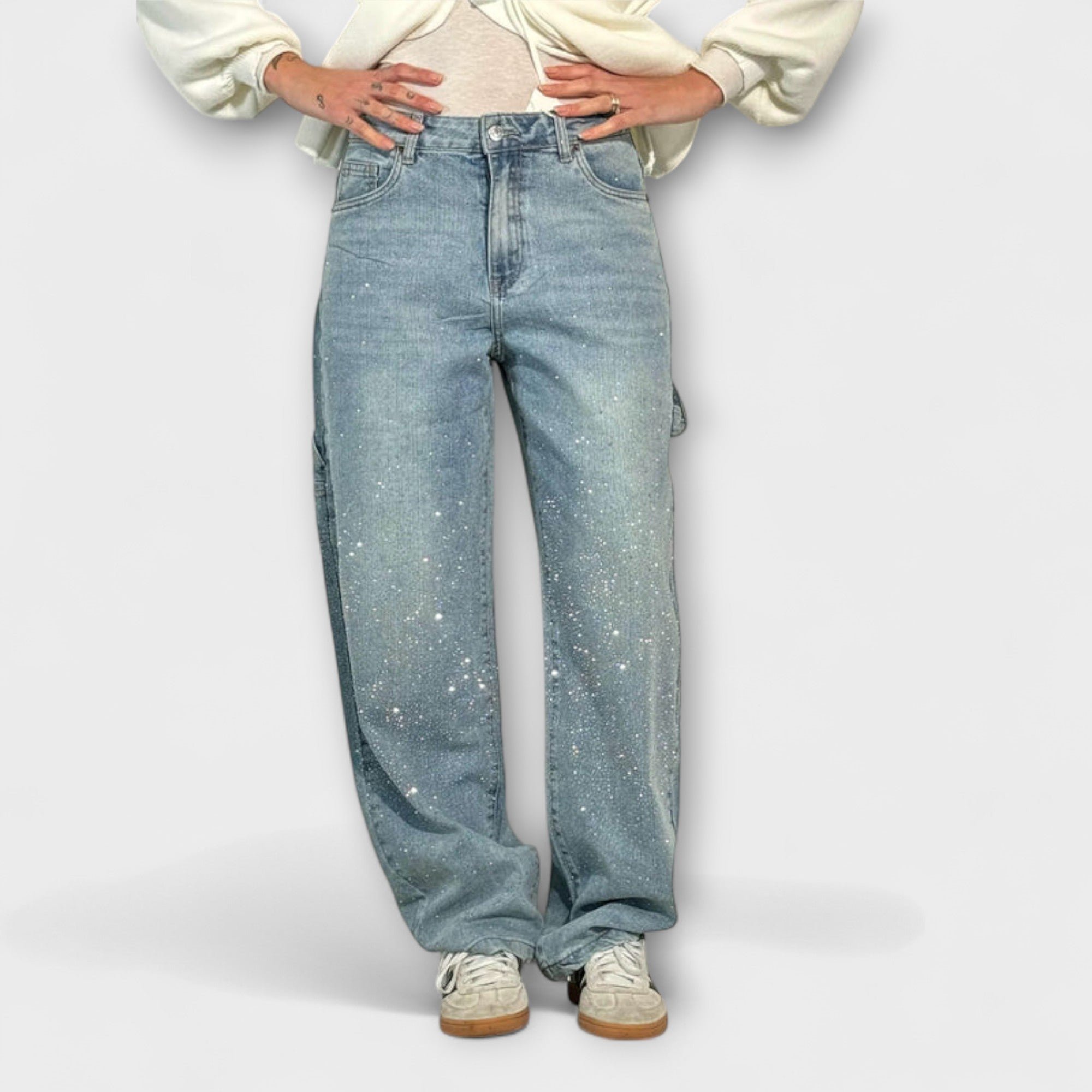 Fable - Pantalons texans Balloon Carpenter brillants