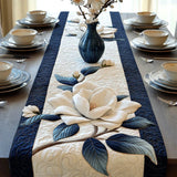 Quilted Table Runner - Tranquil Magnolia