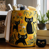 Cat | Handcrafted Laundry Basket