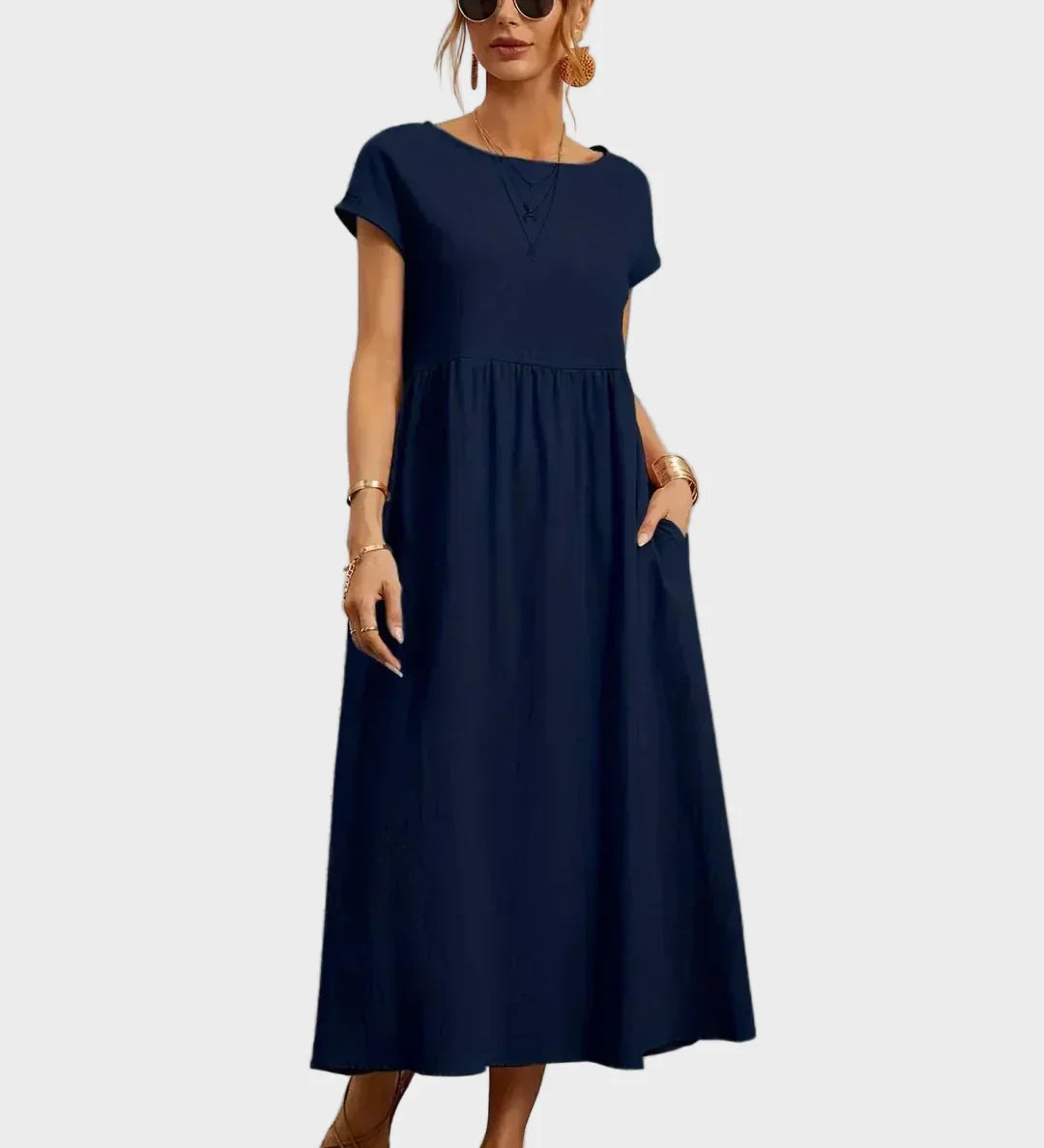 Andrea — Vestit midi en un estil elegant i atemporal