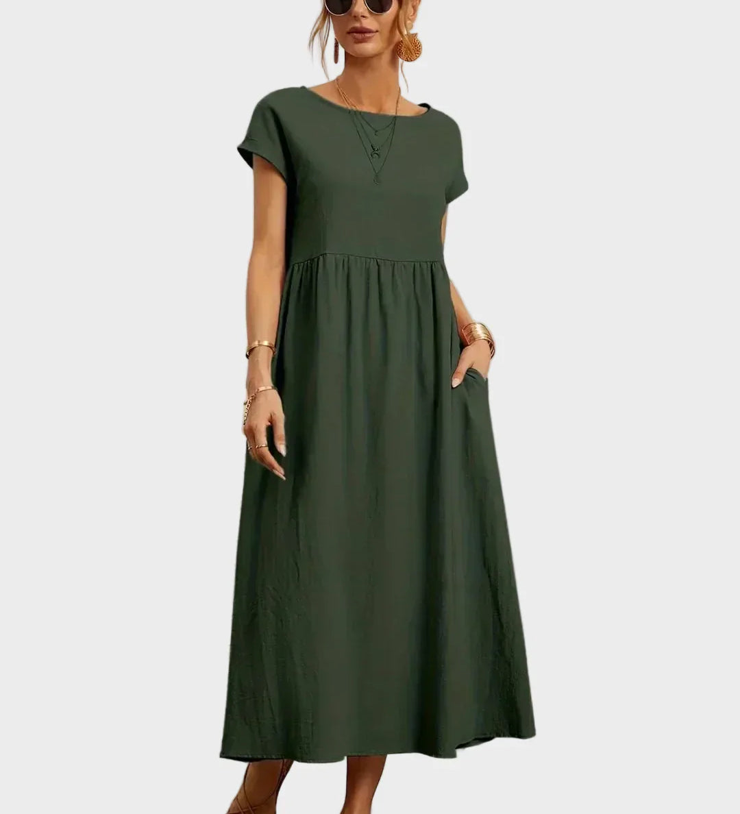 Andrea — Vestit midi en un estil elegant i atemporal
