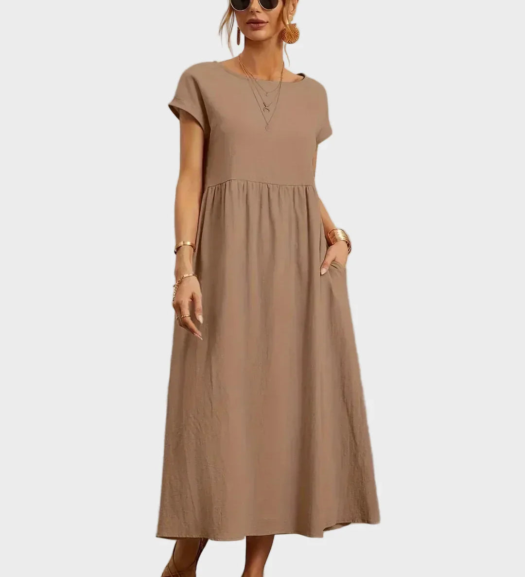 Andrea — Vestit midi en un estil elegant i atemporal