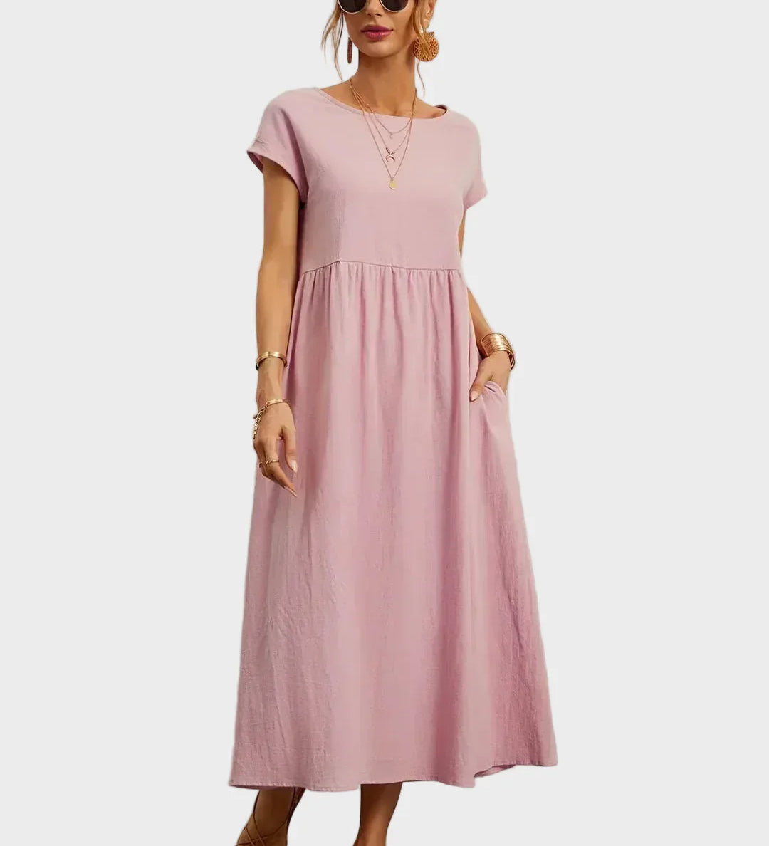 Andrea — Vestit midi en un estil elegant i atemporal