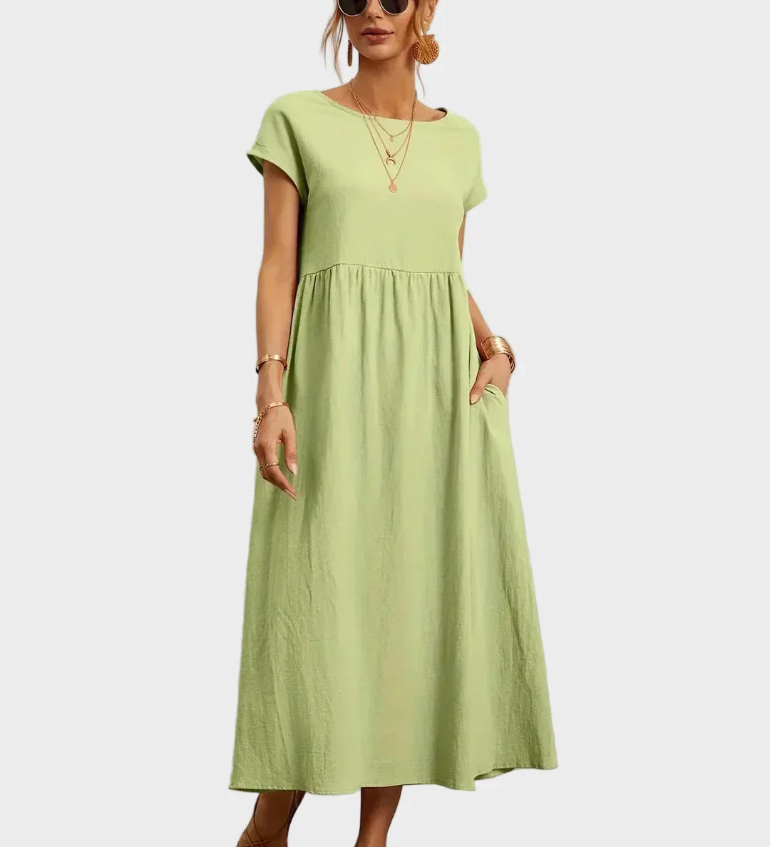 Andrea — Vestit midi en un estil elegant i atemporal