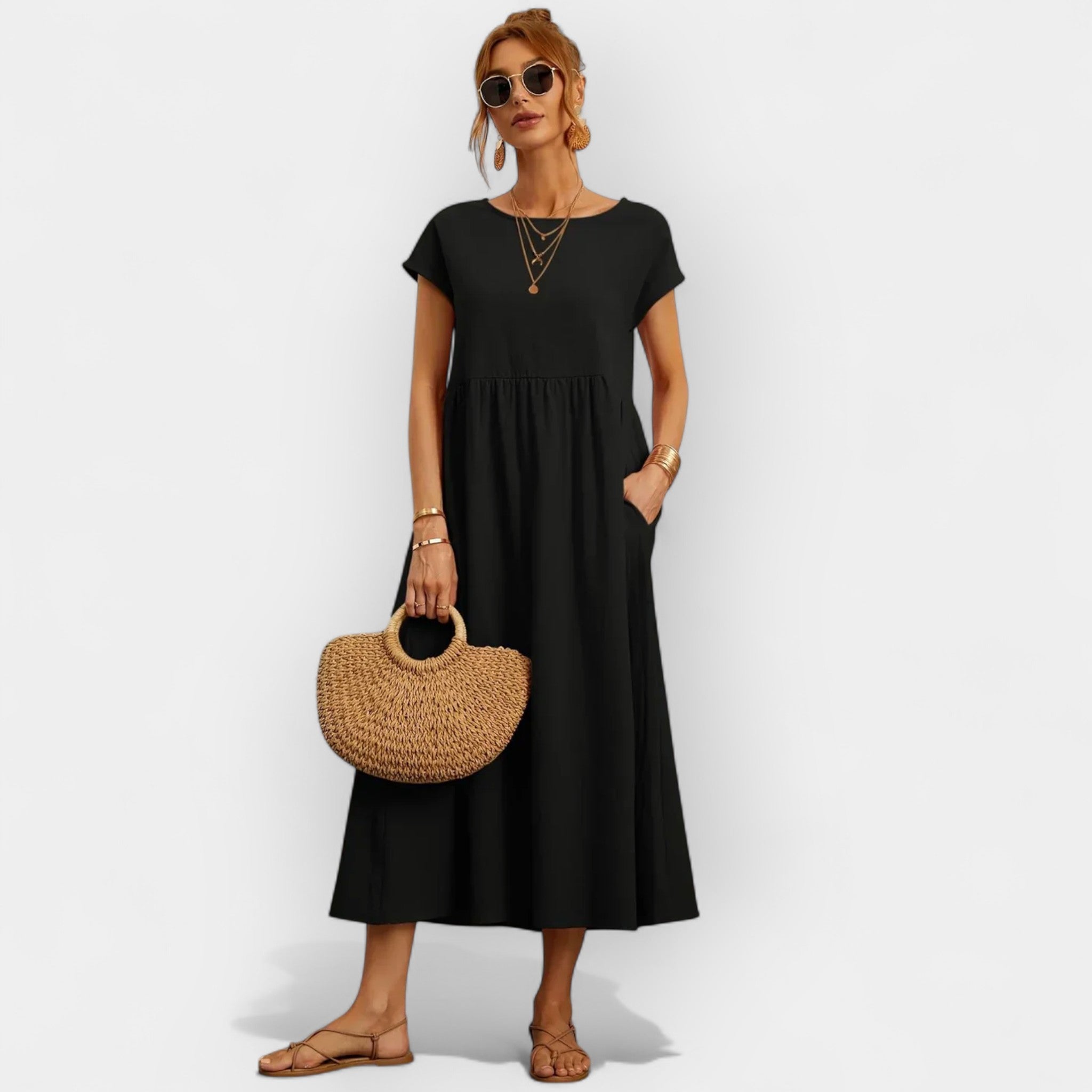 Vestits de Cotó Lekkie amb Butxaques