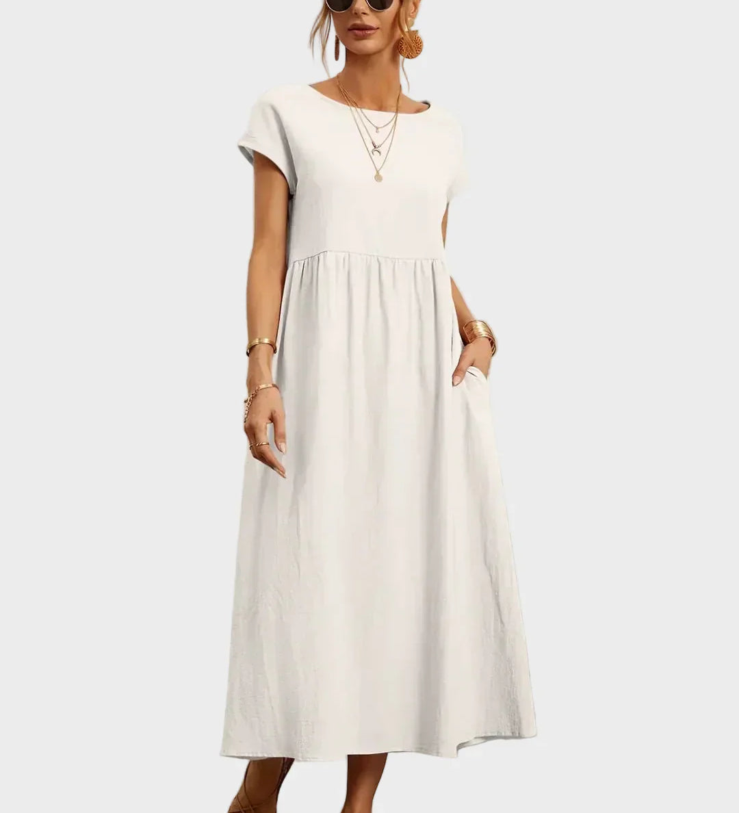 Andrea — Vestit midi en un estil elegant i atemporal