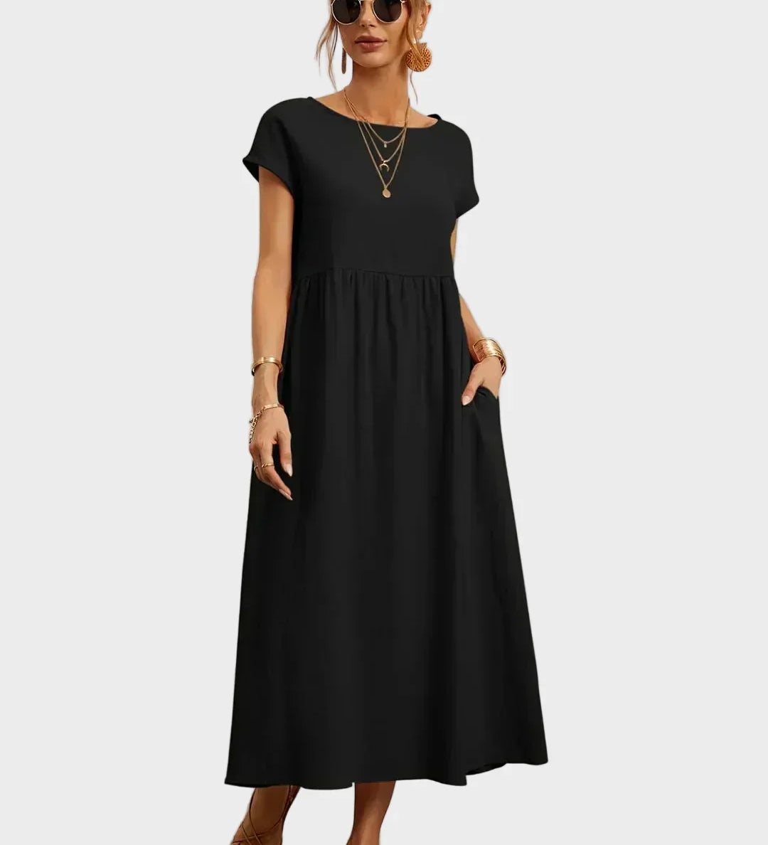 Andrea — Vestit midi en un estil elegant i atemporal