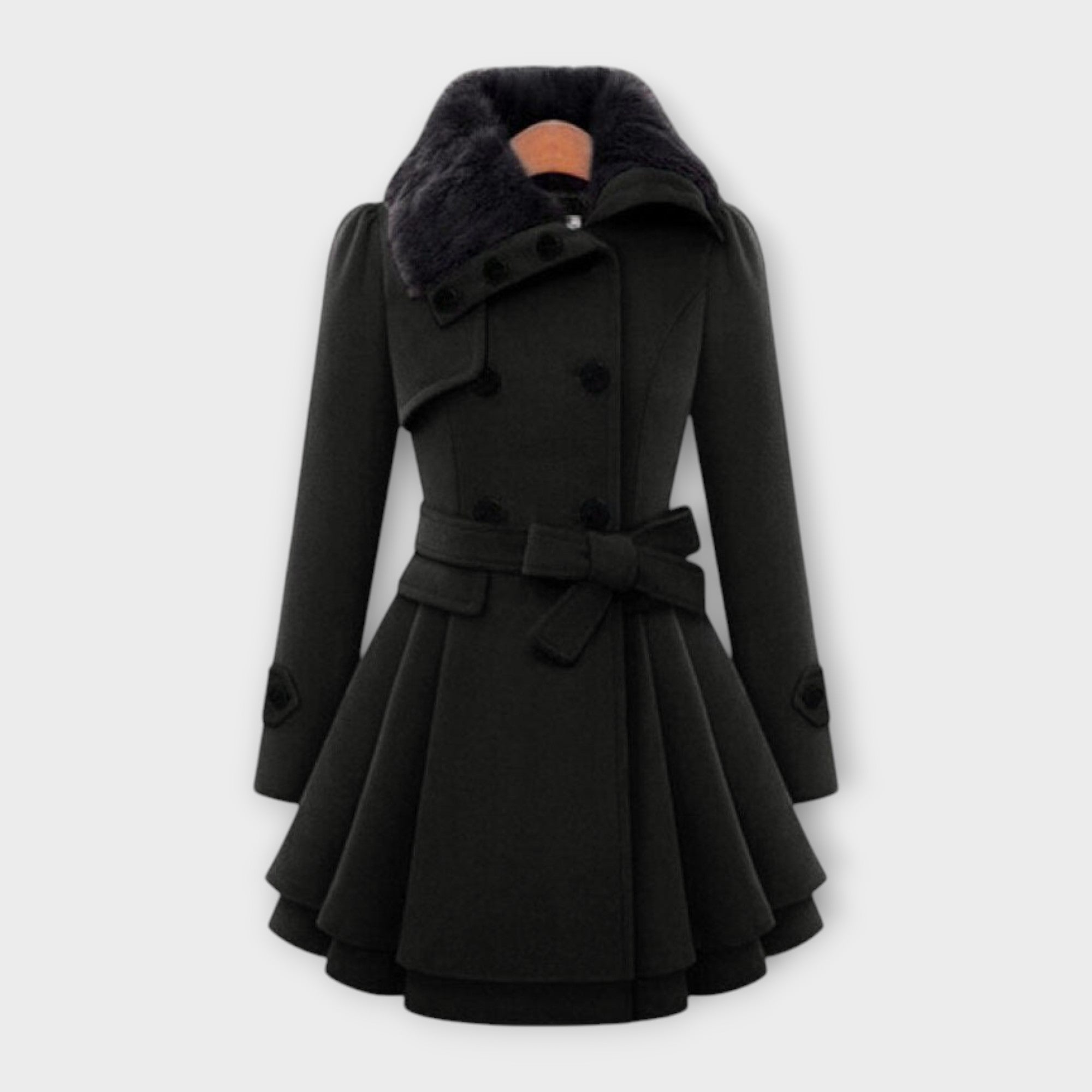 Ema - Abric Elegant amb Coll de Minky