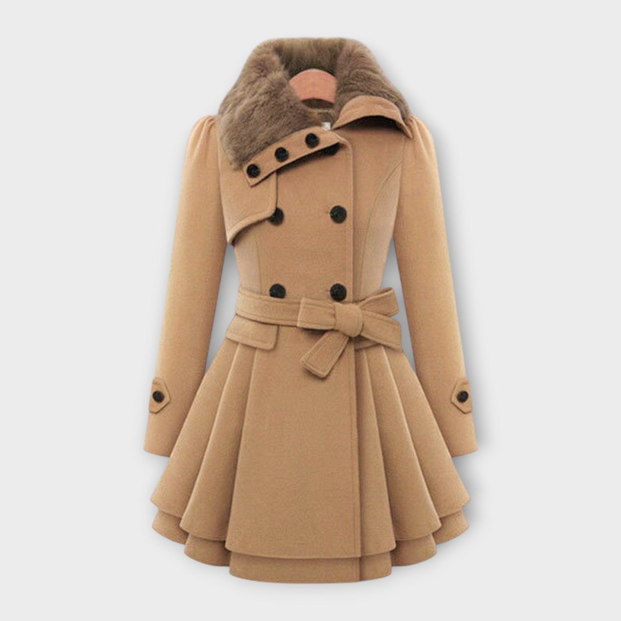 Ema - Abric Elegant amb Coll de Minky