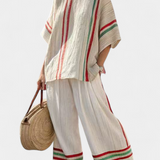 Beatriz | Conjunt per al Mar Mediterrani Daisy Lino Bambú Cintes