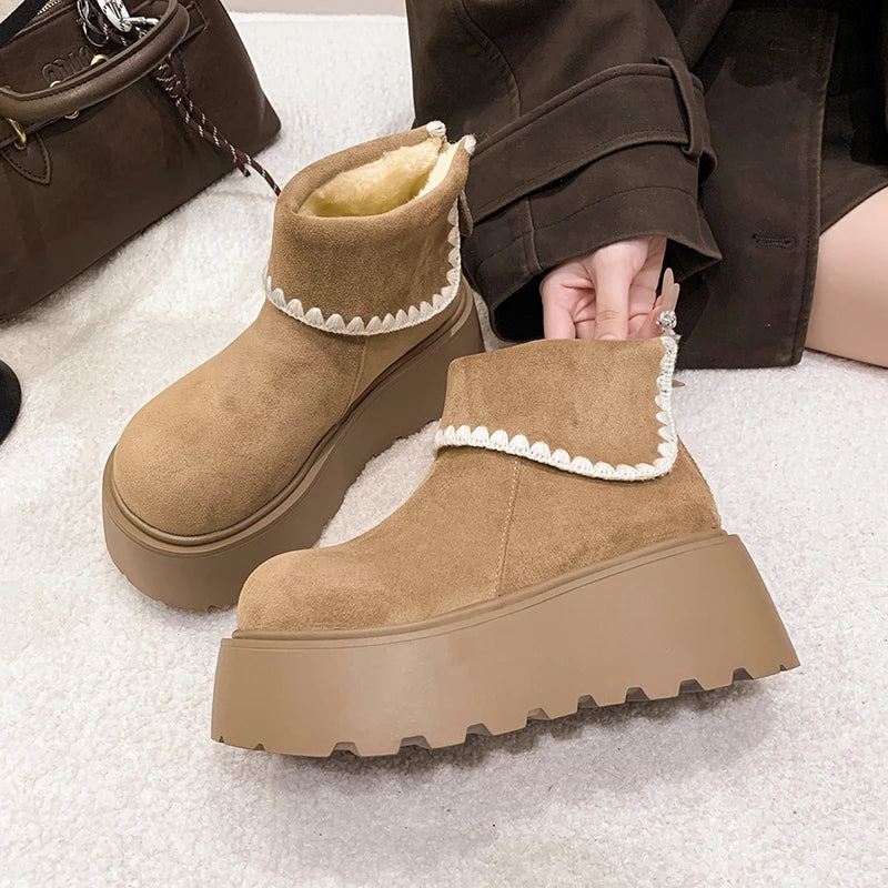 Benedita | Botins elegants amb plataforma per a dies freds