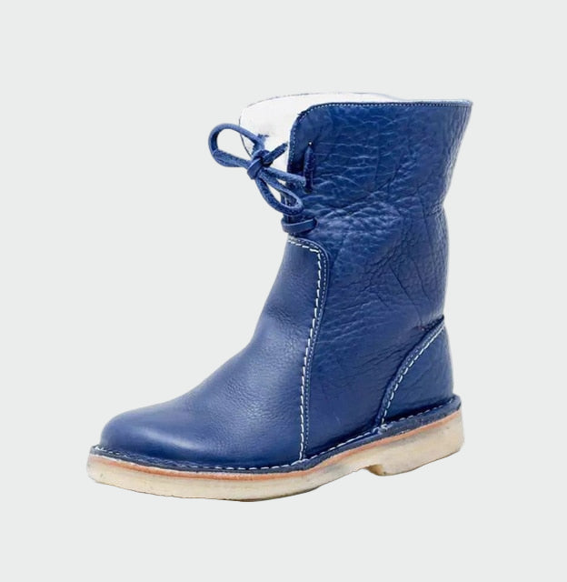 Botigues de cuir impermeables amb forro de llana