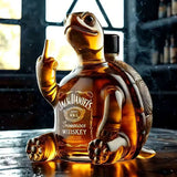 Frog in a Jack Daniel's Whisky Bottle