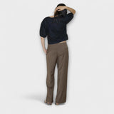 Julia - Pantalons a Ratlles Plegables