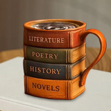 Book Lover – Handmade 3D Coffee Mug