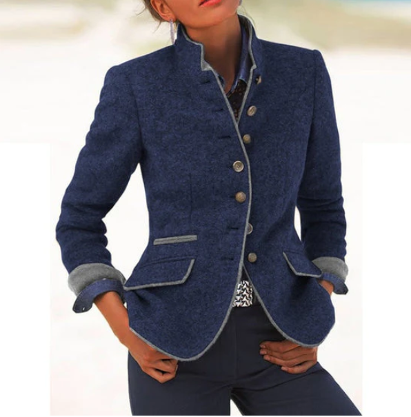 Valeria | Suéter Elegant amb Coll Alt