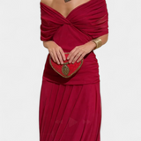 Teresa - Vestit llarg floral amb escot en V
