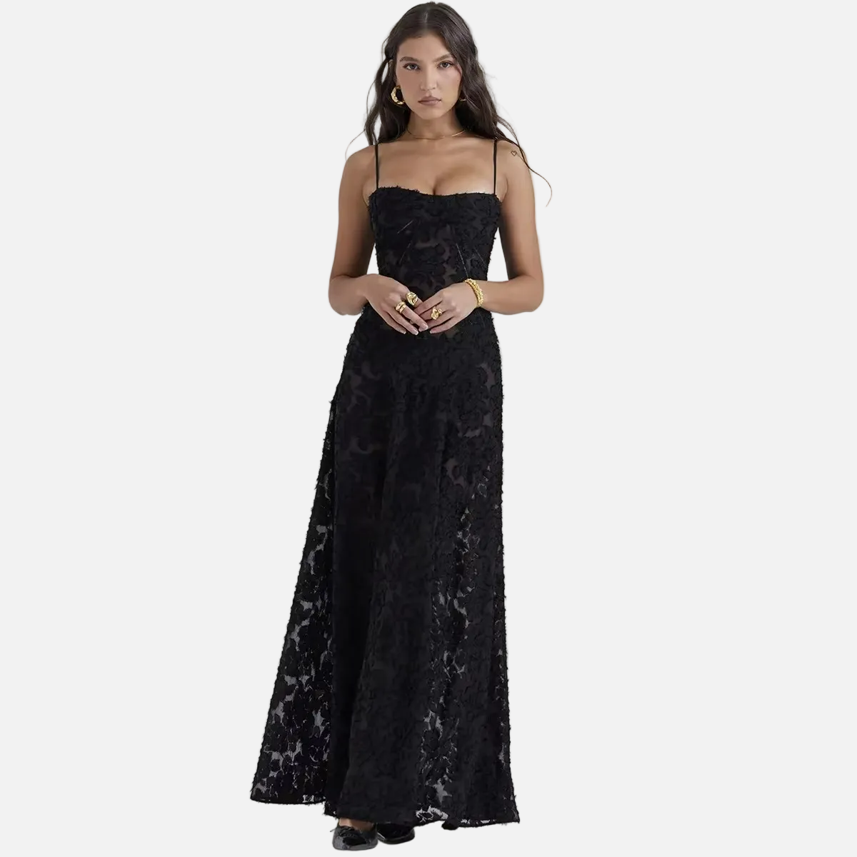 Vestit Maxi d'Convidada de Boda Annabelle amb Encant