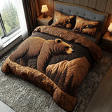 3-Piece Quilted Bed Set - Wild Trails