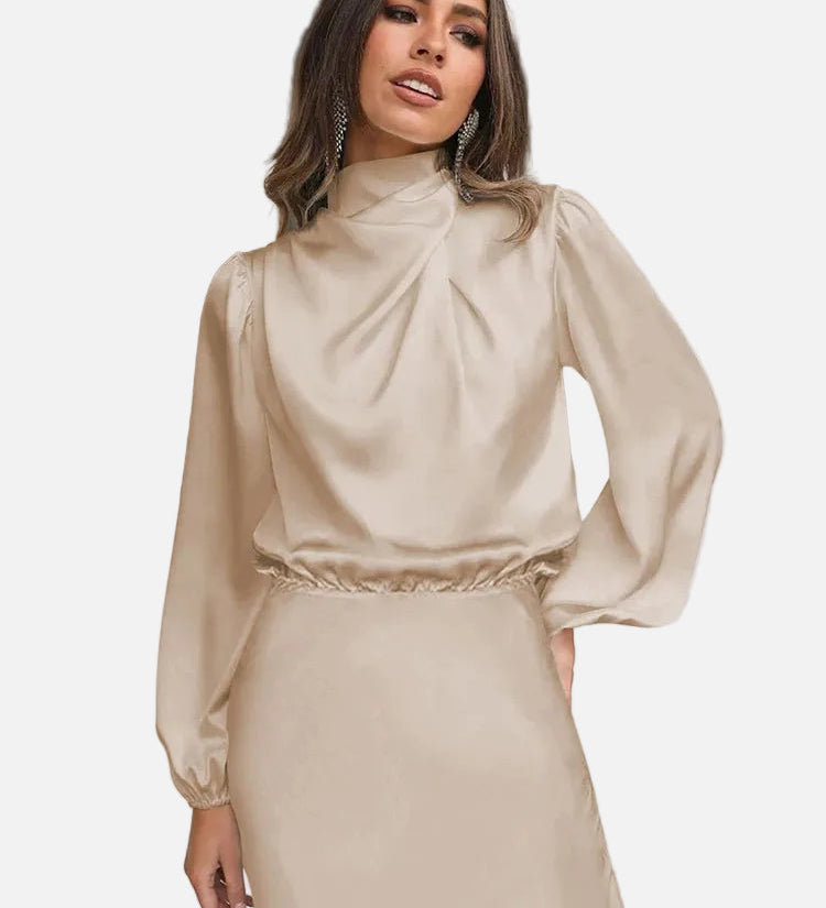 Vestit de Nit de Setí – Elegant Roba Formal de Màniga Llarga