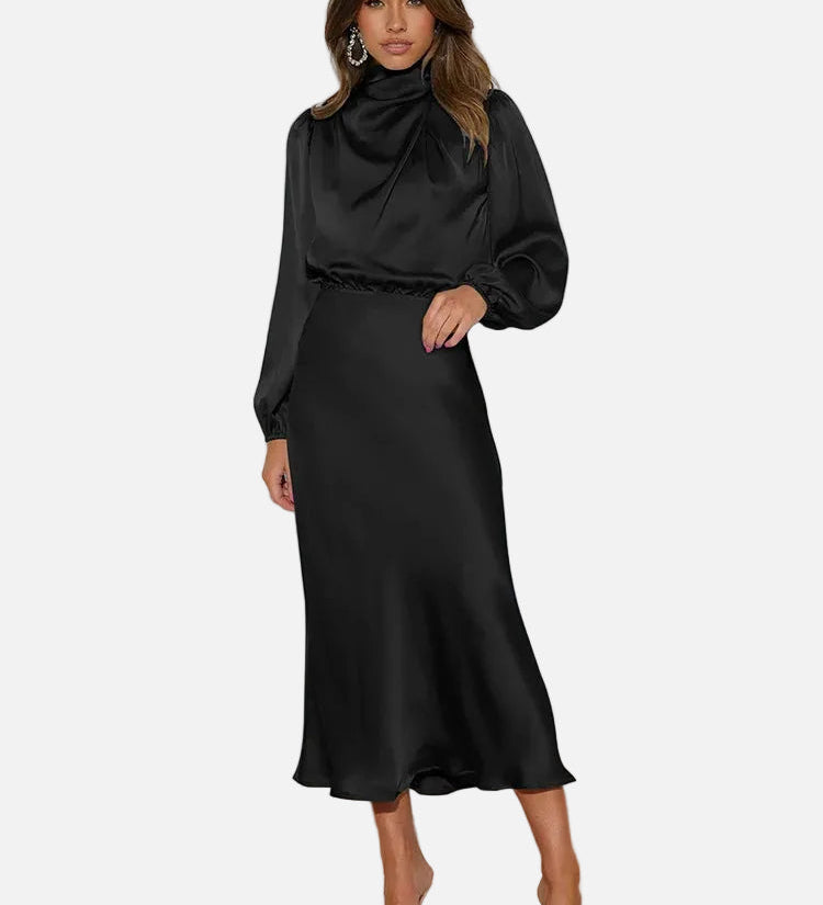 Vestit de Nit de Setí – Elegant Roba Formal de Màniga Llarga