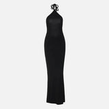 Vestit Maxi Formal Sense Esquena amb Coll Halter