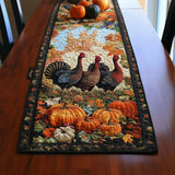 Quilted Table Runner - Turkey Race