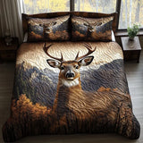 3-Piece Quilted Bed Set - Forest Animals