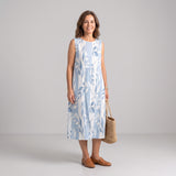 Isabel - Vestido Midi Clásico con Patrón Floral