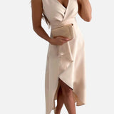 Vestit Maxi d'Convidada de Boda Elegant per a Dones