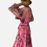 Vestit Maxi de Nit d'Estiu amb Estampat Floral