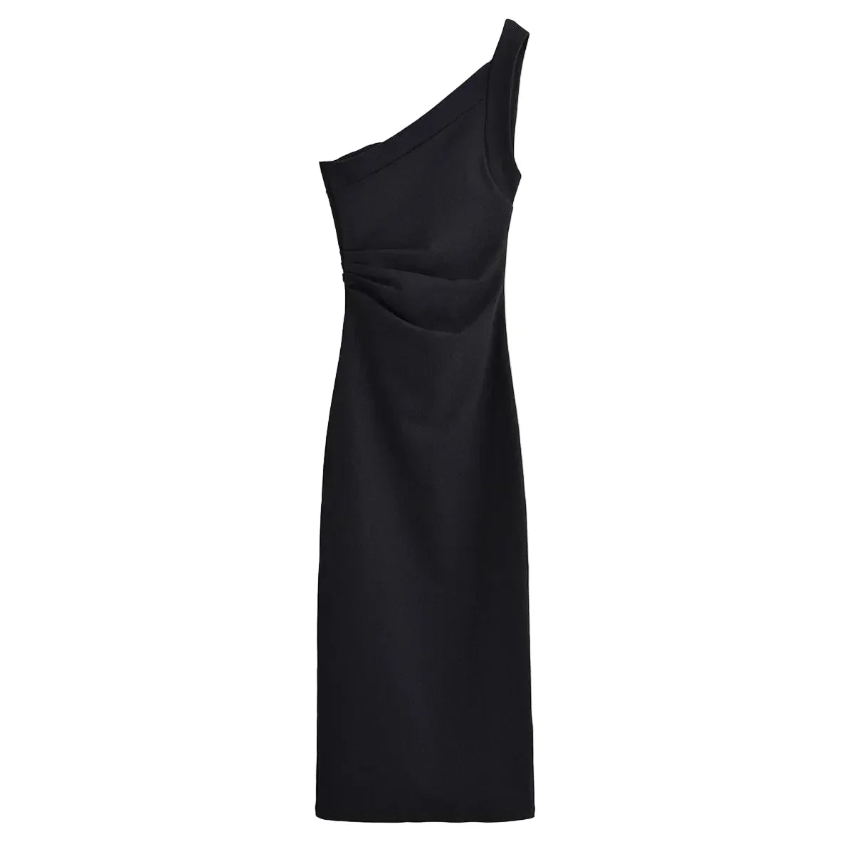 Vestit Midi Asimètric d'un Shoulder