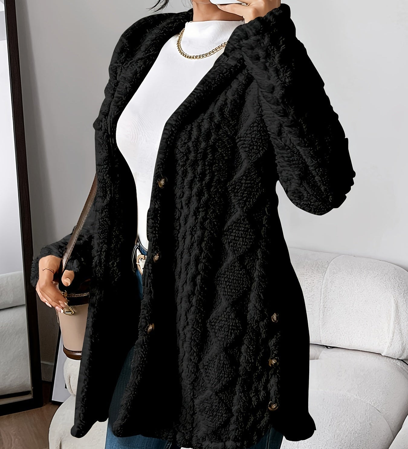 Sarahi™ | Abric esponjós amb caputxa