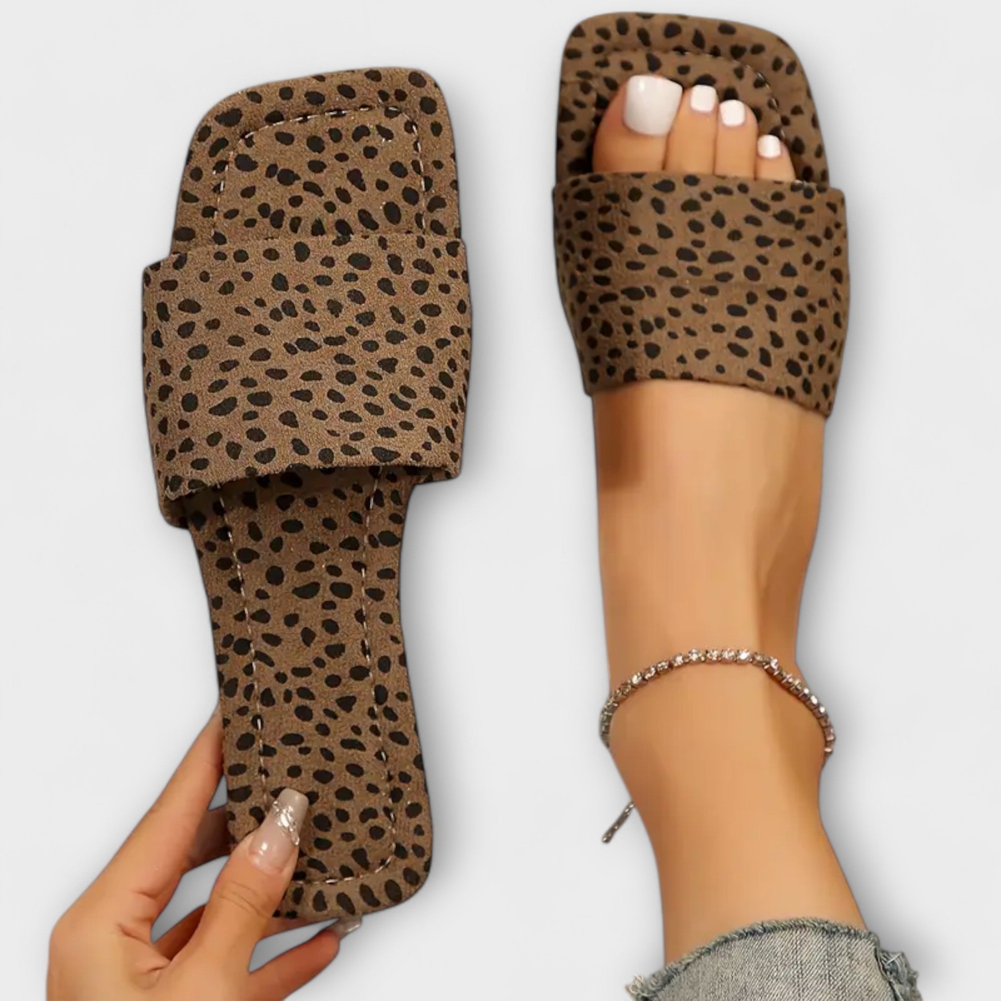 Elisabete-Botes amb estampat de lleopard