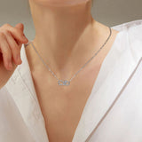 Infinity Silver Collar for Furry Friends Forever Connected