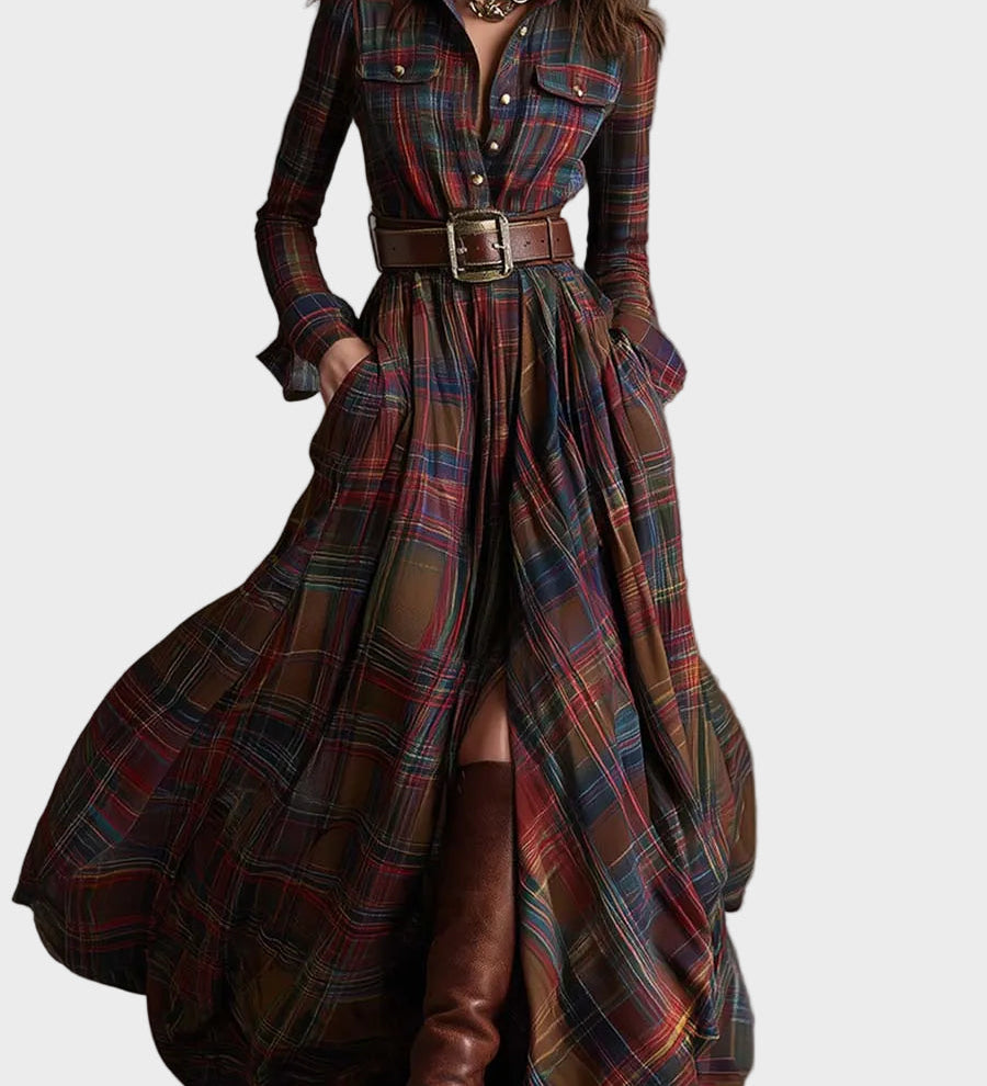 Evelyn - Vestit Camiser Clàssic Elegant