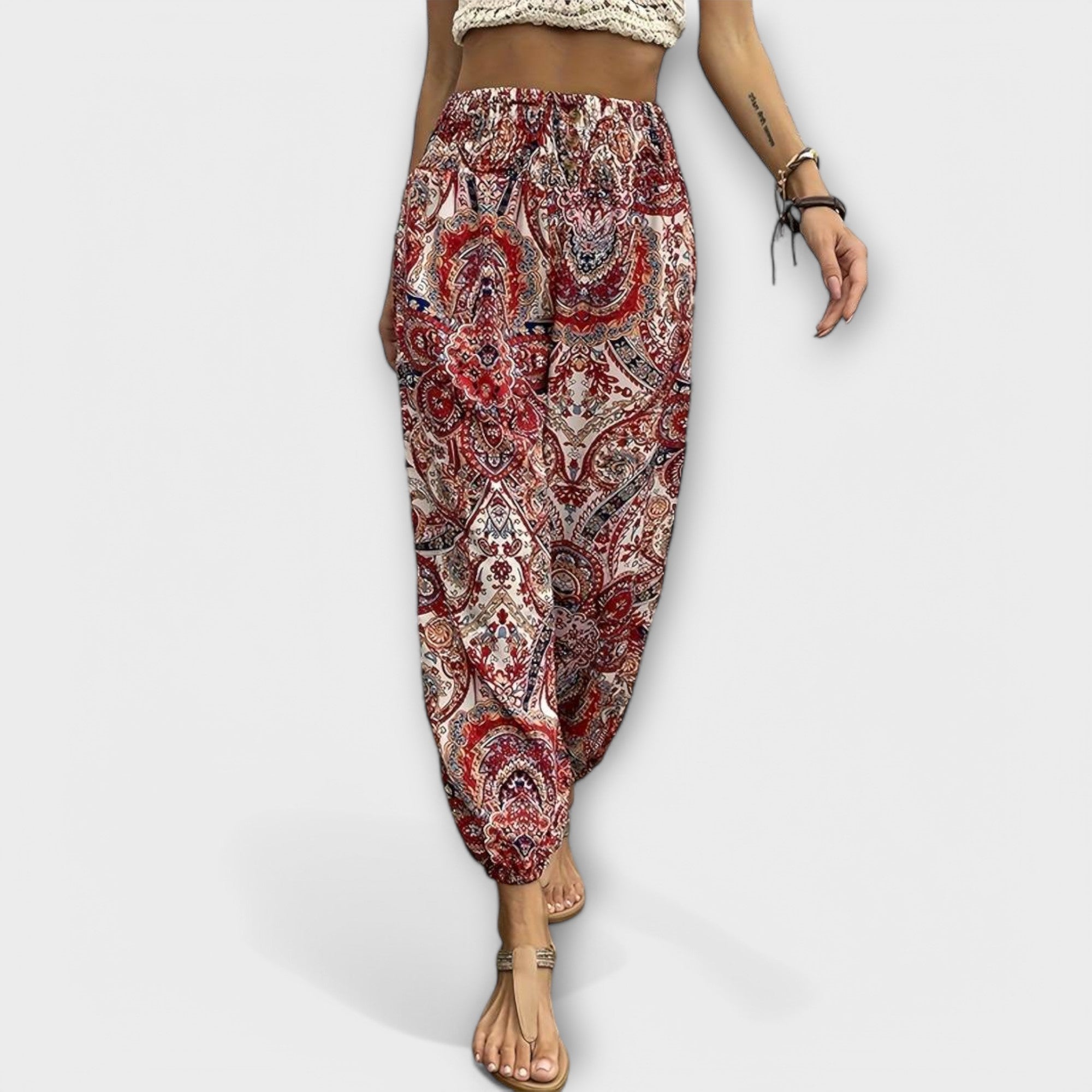 Scarlett - Pantalons amb patró ètnic