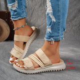 Cleo - Sandalia deportiva de confort con suela de plataforma