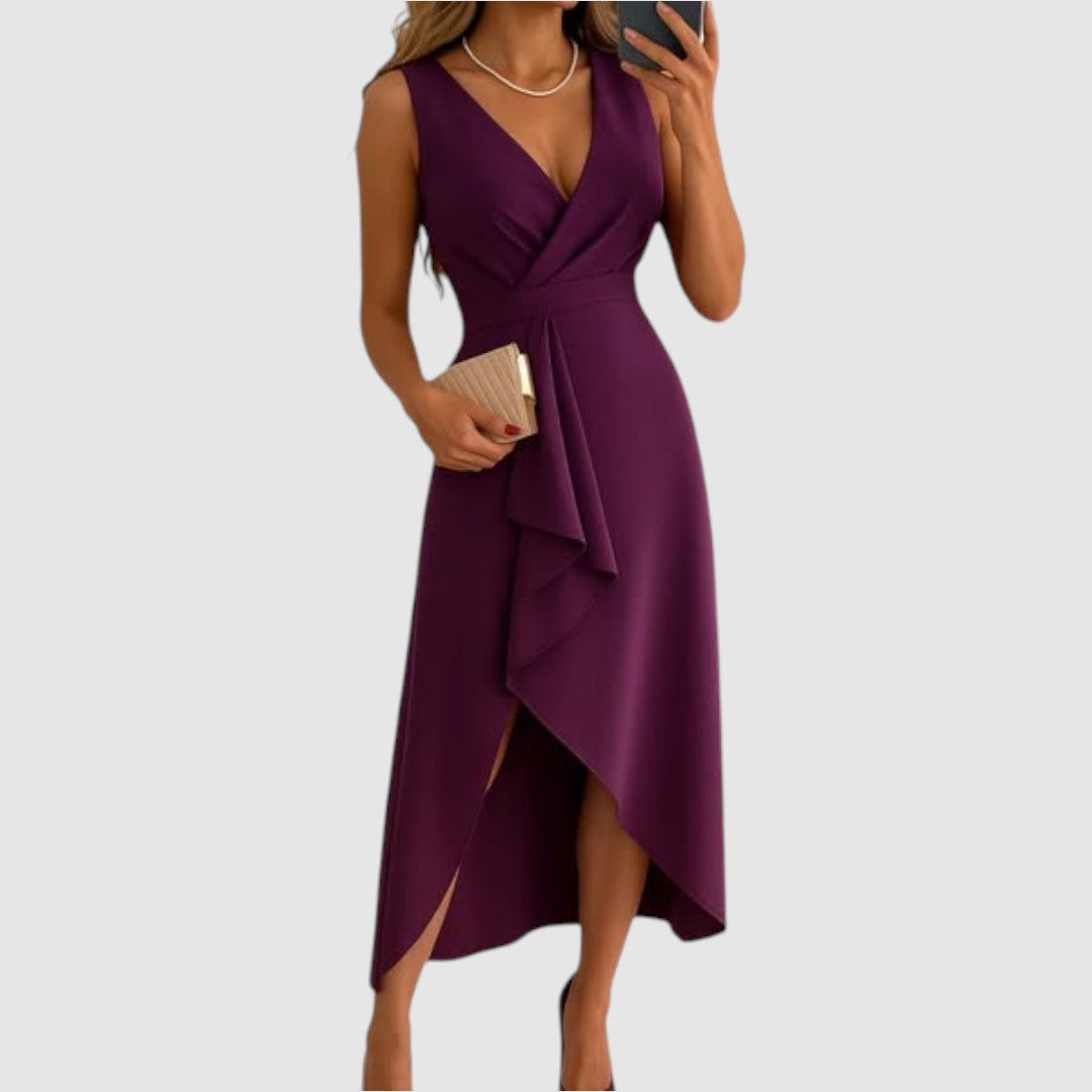 Valerie - Vestit creuat elegant amb escot en V